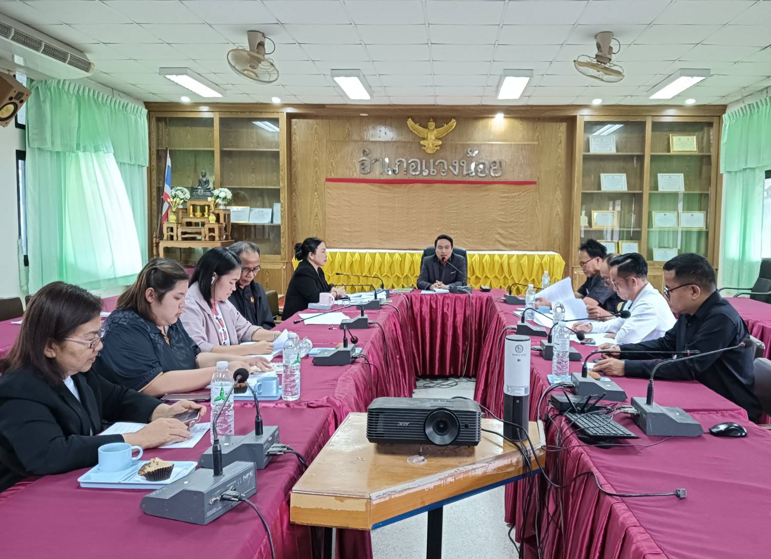 📣พช.แวงน้อย : ประชุมคณะอนุกรรมการกลั่นกรองและติดตามการดำเนินงานกองทุนพัฒนาบทบาทสตรีอำเภอ