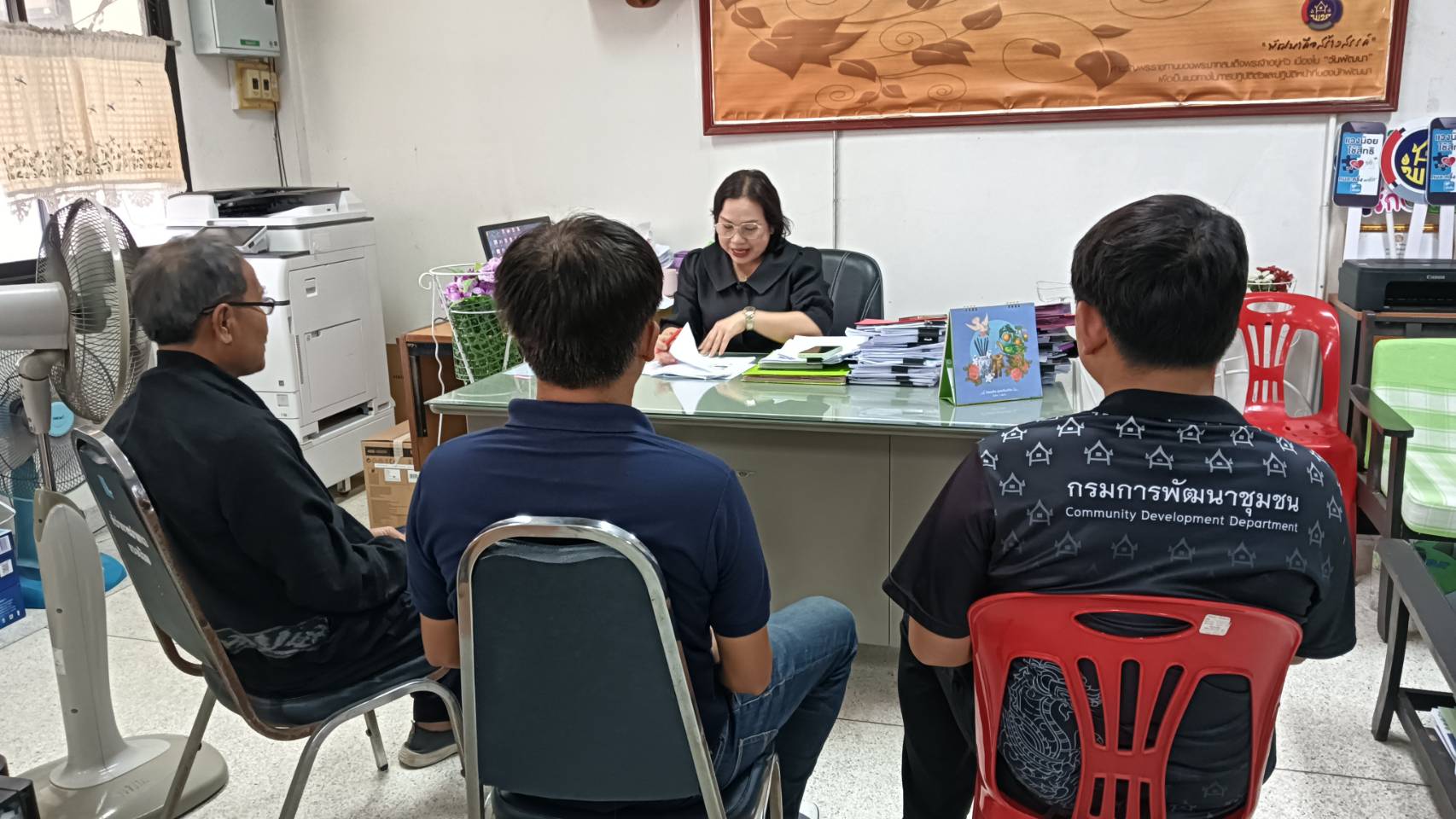 พช.แวงน้อย ประชุมสำนักงานพัฒนาชุมชนอำเภอแวงน้อย ประจำเดือน มีนาคม 2569