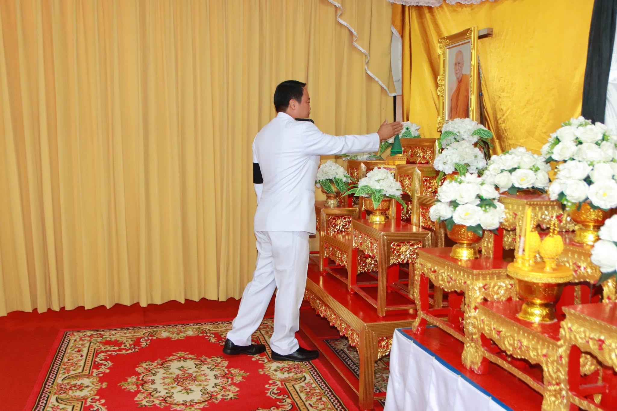 พช.แวงน้อย ร่วมพิธีเจริญพระพุทธมนต์ถวายพระกุศล สมเด็จพระอริยวงศาคตญาณ สมเด็จพระสังฆราช สกลมหาสังฆปริณายก เนื่องในโอกาสฉลองพระชนมายุ ๙๙ พรรษา