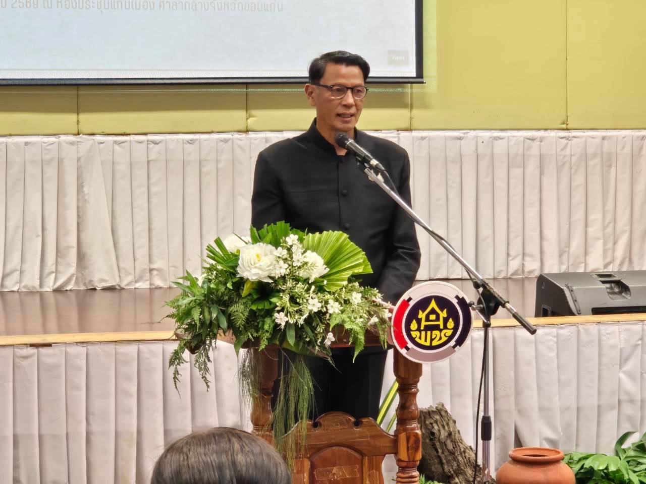 พช.แวงน้อย ร่วม Kick off ประดิษฐ์ดอกไม้จันทน์พระราชทาน ถ่ายทอดความรู้สู่ชุมชน ร่วมน้อมถวายความอาลัย สมเด็จพระบรมราชชนนีพันปีหลวง